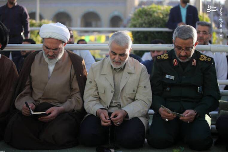 در کنار شهید حاج قاسم سلیمانی