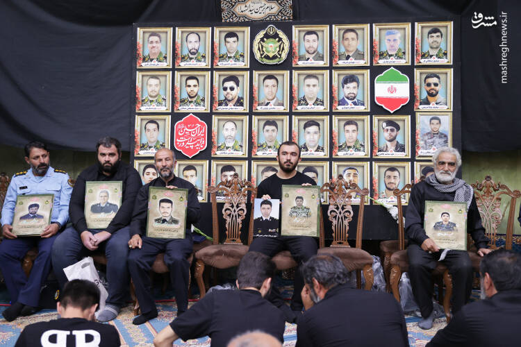 عکس/ حضور شخصیتها در مراسم گرامیداشت شهدای اقتدار ارتش