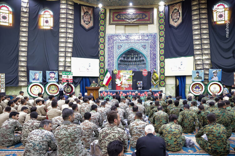 عکس/ حضور شخصیتها در مراسم گرامیداشت شهدای اقتدار ارتش