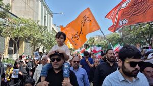 راهپیمایی ضدصهیونیستی در مشهد