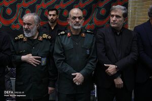 تصاویری از مراسم بزرگداشت سرداران شهید ربانی و محرابی