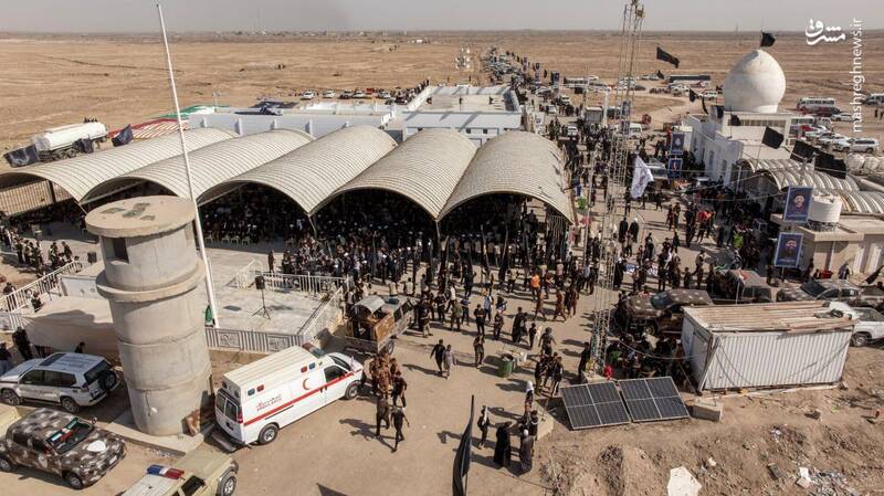 تصاویری از آغاز پیادهروی اربعین در گرمای ۴۸ درجه