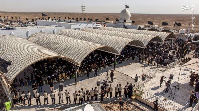 تصاویری از آغاز پیادهروی اربعین در گرمای ۴۸ درجه