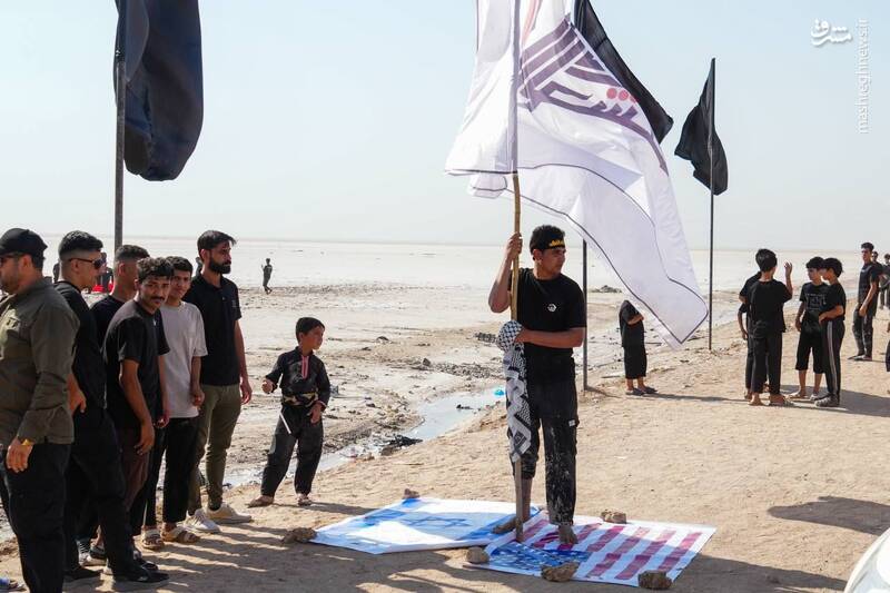 تصاویری از آغاز پیادهروی اربعین در گرمای ۴۸ درجه