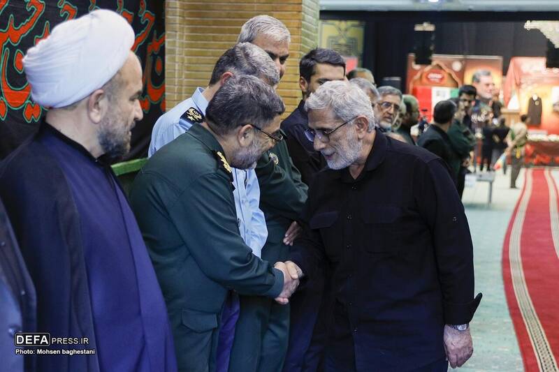 تصاویری از مراسم بزرگداشت سرداران شهید ربانی و محرابی 3