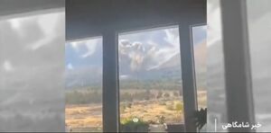 تصویری از لحظه حمله رژیم صهیونیستی به جلسه شورای‌عالی امنیت ملی