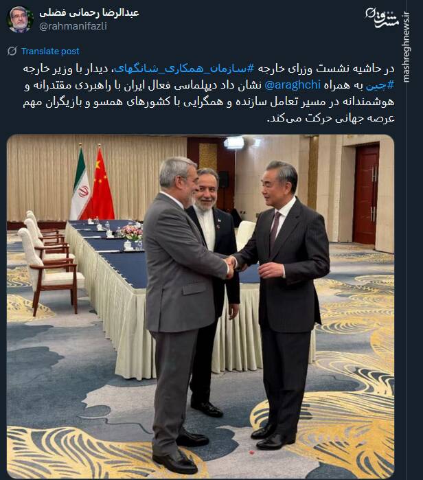 دیپلماسی فعال ایران همسو و بازیگران مهم عرصه جهانی حرکت می‌کند