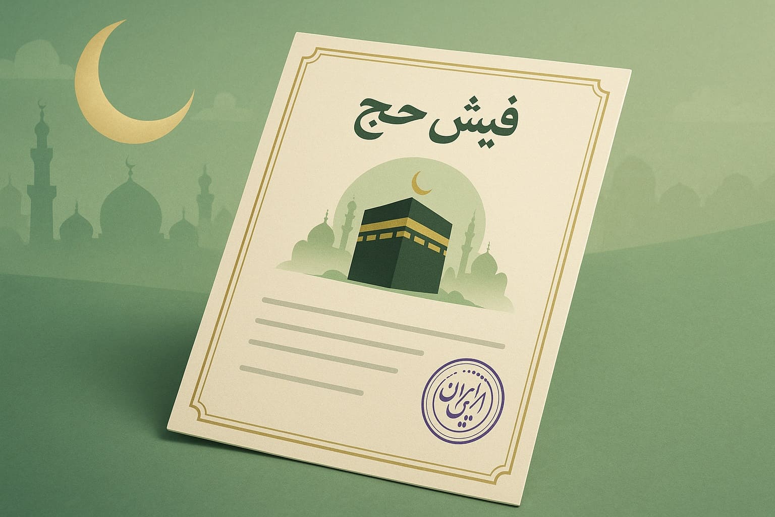 خرید و فروش فیش حج عمره و تمتع