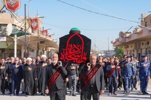 تشییع نمادین امام سجاد(ع) در سامرا