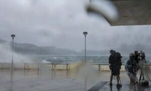 فیلم/ طوفان «ویفا»  در هنگ کنگ