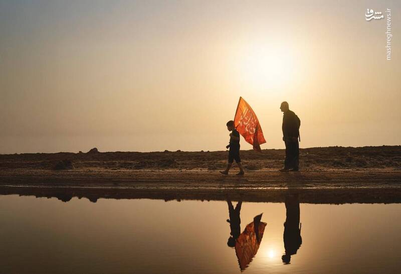 عکس/ قدم قدم تا خدا حرم حسین کربلا