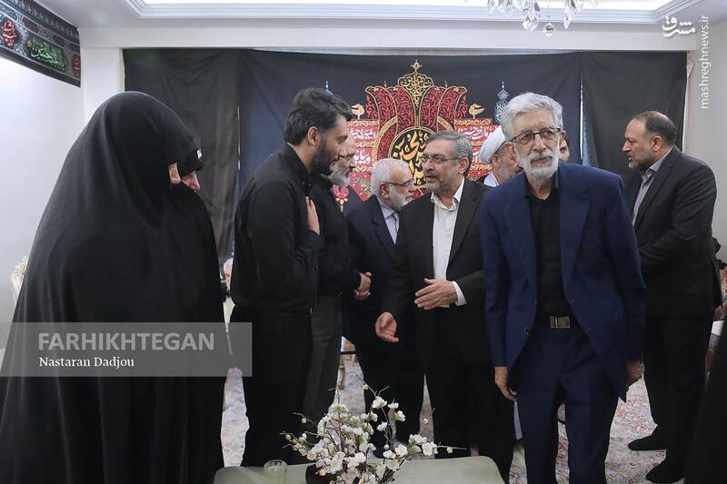 عکس / دیدار حداد عادل با خانواده شهید دکتر طهرانچی 5