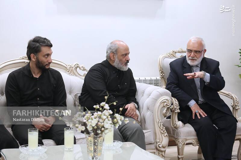عکس / دیدار حداد عادل با خانواده شهید دکتر طهرانچی 12