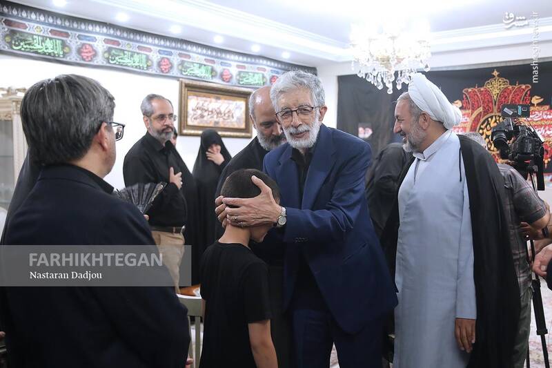 عکس / دیدار حداد عادل با خانواده شهید دکتر طهرانچی 6