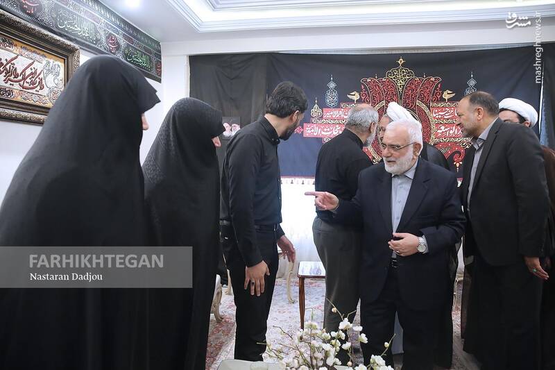 عکس / دیدار حداد عادل با خانواده شهید دکتر طهرانچی 8