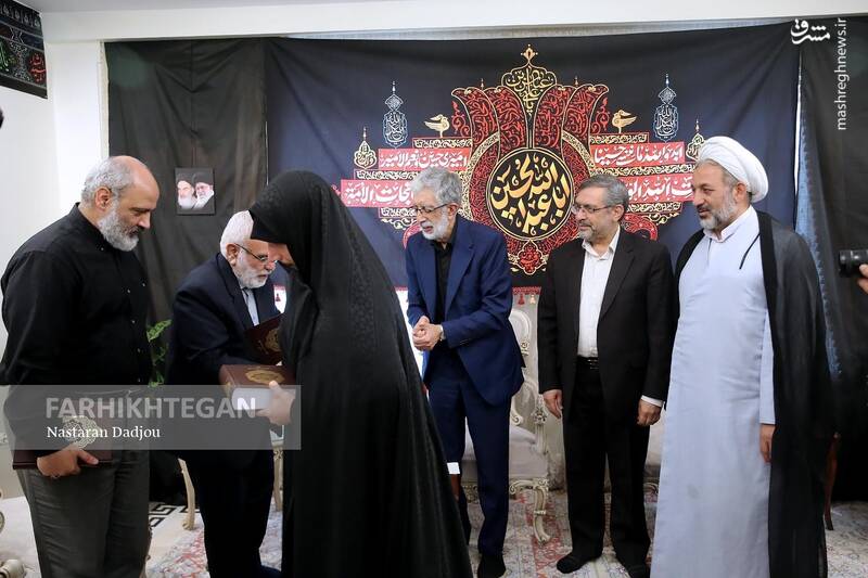 عکس / دیدار حداد عادل با خانواده شهید دکتر طهرانچی 9