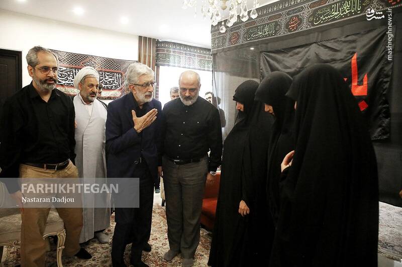 عکس / دیدار حداد عادل با خانواده شهید دکتر طهرانچی 4