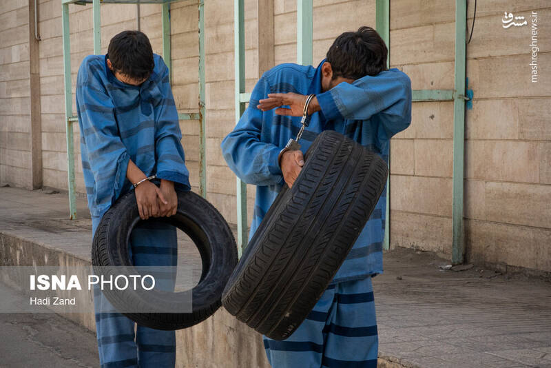 عکس / دستگیری سارقان خشن تهران 24