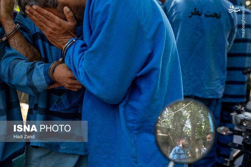 عکس / دستگیری سارقان خشن تهران 19