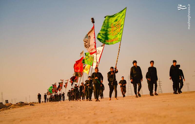 عکس/ قدم قدم تا خدا حرم حسین کربلا