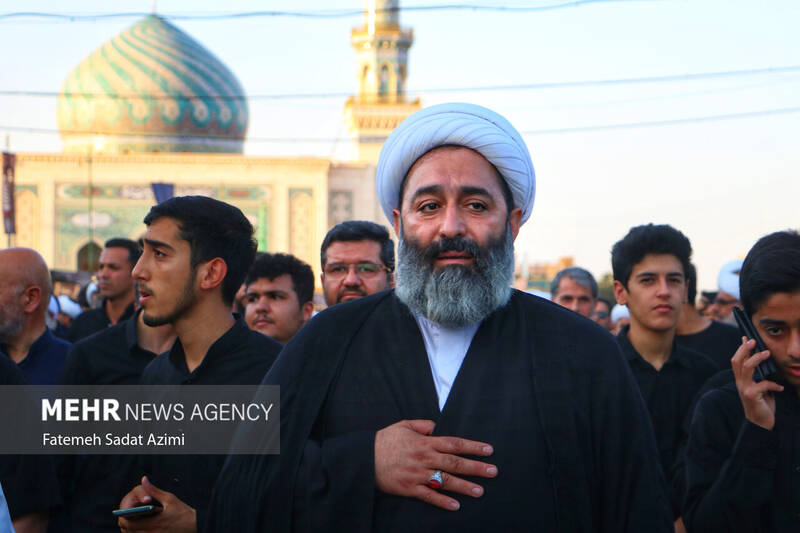 تشییع مرحوم آیت الله نعیم آبادی در قم