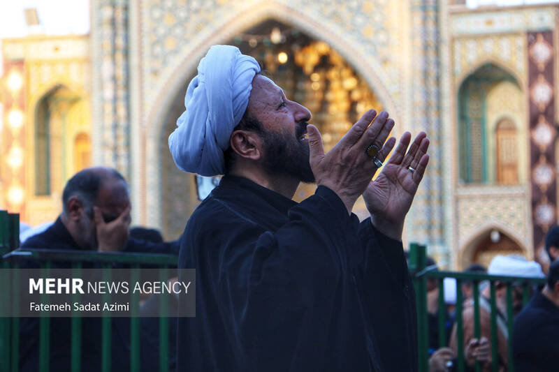 تشییع مرحوم آیت الله نعیم آبادی در قم