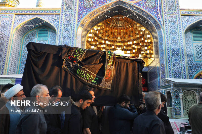 تشییع مرحوم آیت الله نعیم آبادی در قم