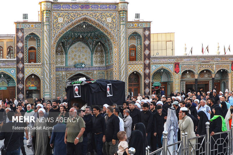 تشییع مرحوم آیت الله نعیم آبادی در قم