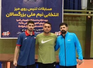 نیما عالمیان نفر اول انتخابی پینگپنگ / ترکیب تیمملی تکمیل شد