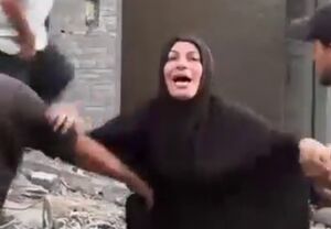 بهت مادر فلسطینی از خبر شهادت فرزندانش