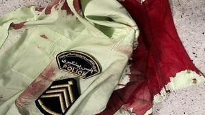 تصویر ۲ مأمور شهید در حمله تروریست‌ها به پاسگاه مرزی بانه