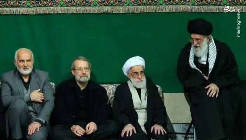احمد توکلی در مراسم عزاداری محرم در بیت رهبری احمد توکلی در مراسم عزاداری محرم در بیت رهبری
