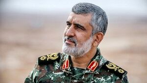 قرائت وصیت‌نامه شهید حاجی‌زاده در چهلم شهدای هوافضای سپاه