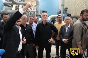 عکس/ بازدید رئیس‌جمهور از تصفیه‌خانه شهر جدید مهستان