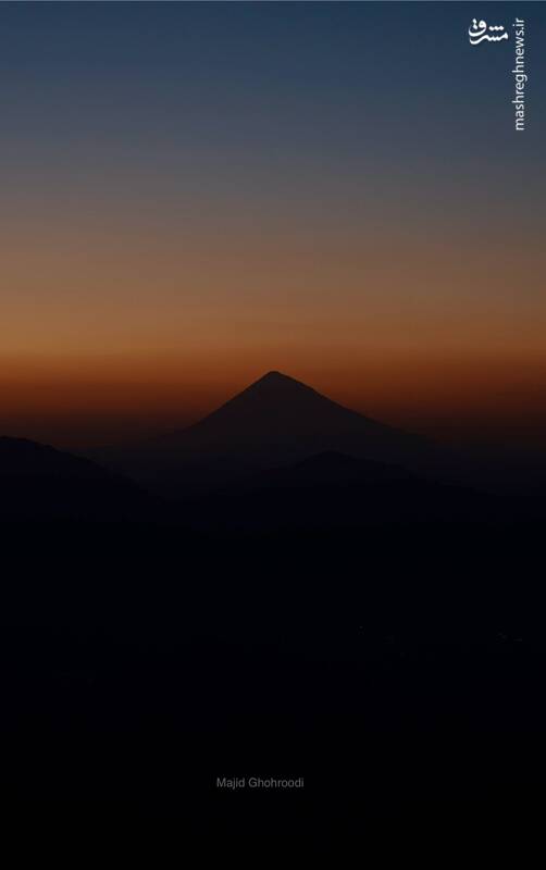 تصویری تماشایی از قله دماوند
