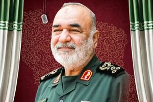 مراسم چهلمین روز شهادت سپهبد سلامی برگزار شد + فیلم