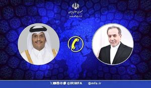 رایزنی وزیران خارجه ایران و قطر درباره بحران انسانی در غزه