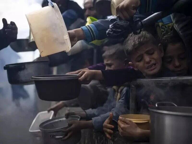 غزه،نوار،وزير،بشردوستانه،گرسنگي،انساني،روز،كارني،اظهاراتي