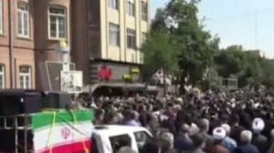 فیلم/ تشییع پیکر سردار شهید "جواد نارنجی" در ارومیه