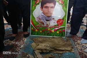پیکر «صادق پشتیافته» در زادگاهش آرام گرفت پیکر مطهر یک شهید دفاع مقدس در زادگاهش آرام گرفت
