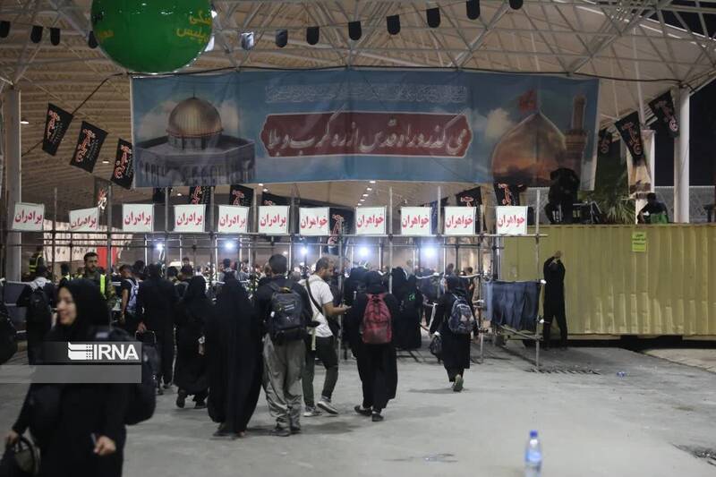 مهران،زائران،مرز،اربعين،تردد،استان،ايلام،عراق،استاندار،حسيني ...