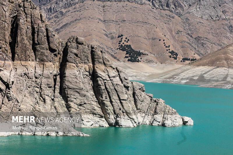 وضعیت بحرانی سد امیرکبیر کرج