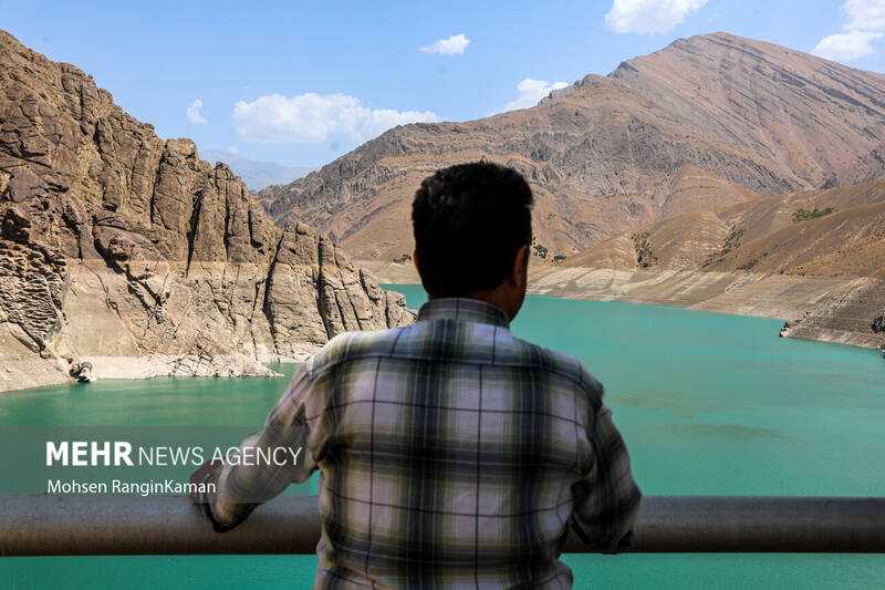 وضعیت بحرانی سد امیرکبیر کرج