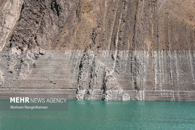 وضعیت بحرانی سد امیرکبیر کرج
