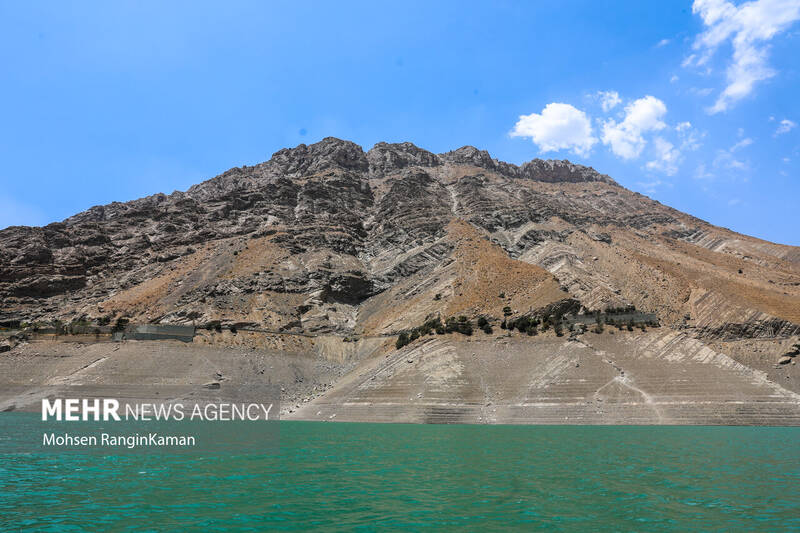 وضعیت بحرانی سد امیرکبیر کرج