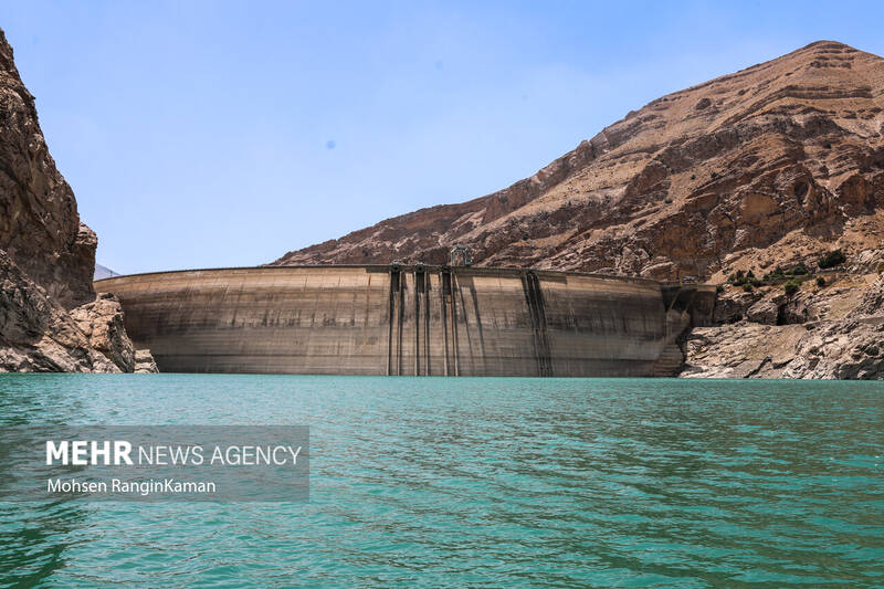 وضعیت بحرانی سد امیرکبیر کرج