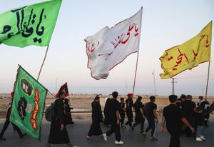 کاروان پیاده روی اربعین "عشاق‌الحسین" رامشیر