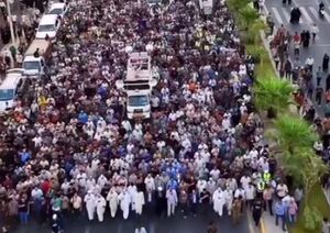 حرکت بزرگترین موکب پیاده اربعین از جنوب عراق به کربلا