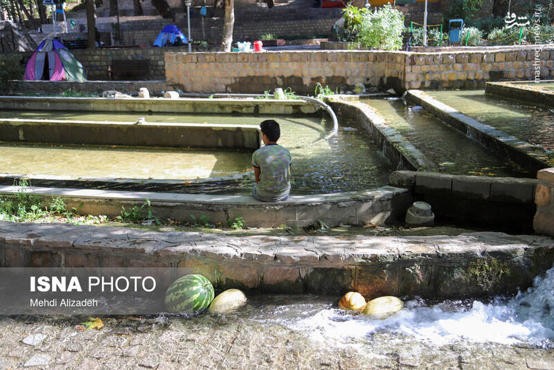 عکس / آبتنی در گرمای تابستان در خراسان شمالی 11