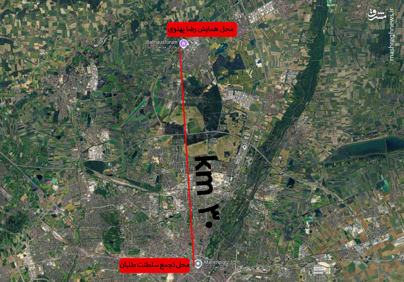 افتادن رضا پهلوی در دامی که یک پرستوی اطلاعاتی پهن کرده بود! / سیرک سلطنتطلبان در مونیخ با اتوبوسهای کرایهای موساد! + تصاویر